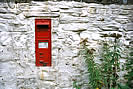 Hole in the Wall! or Post box outside Emily's Cottage