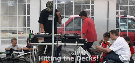 Hitting the Decks! - Making a different kind of music at the "Seize the Moment Youth Event" at Appledore Festival
